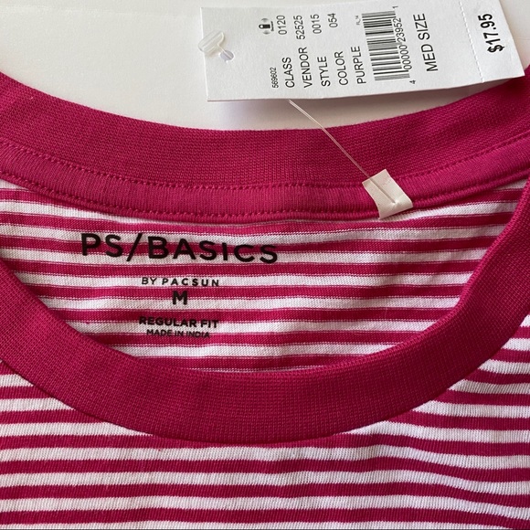 PacSun Toby Striped T-Shirt NWT - Picture 5 of 6